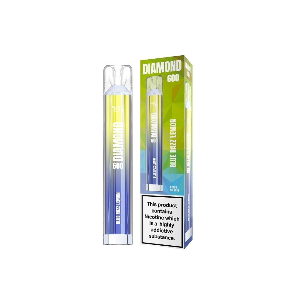 Diamond Bar 600 Puffs - Blue Razz Lemon - vapewholesaleeurope