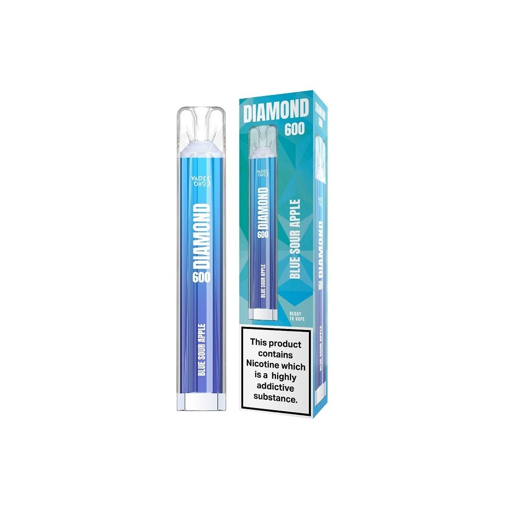 Diamond Bar 600 Puffs - Blue Sour Apple - vapewholesaleeurope