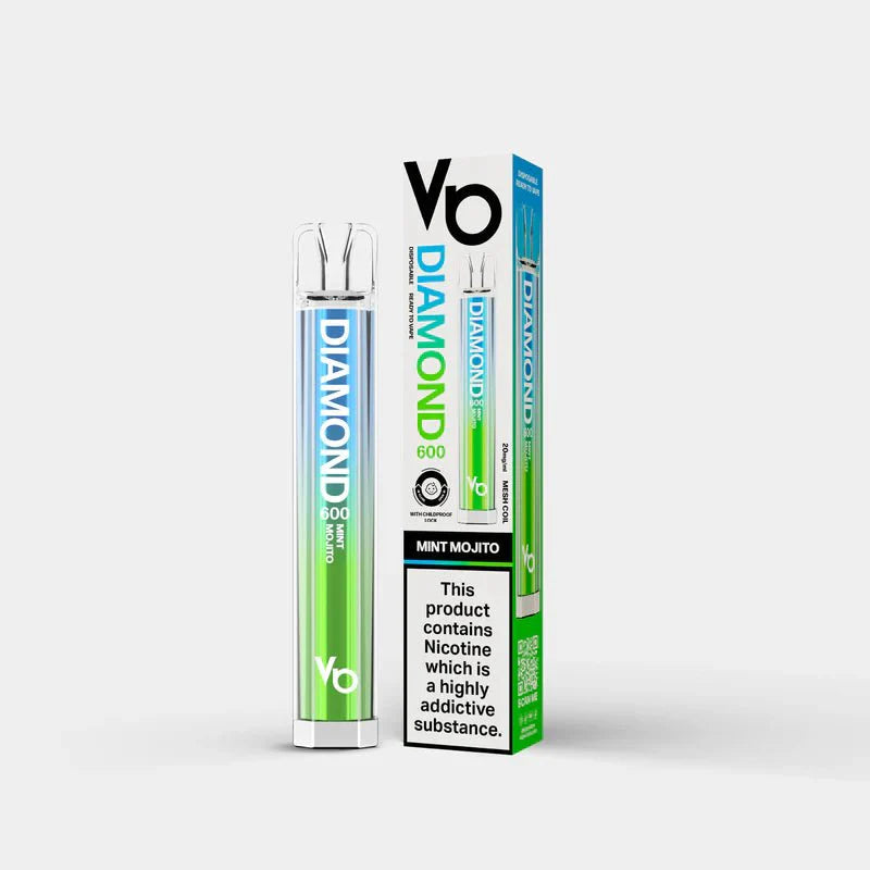 Diamond Bar 600 Puffs - Mint Mojitio - vapewholesaleeurope