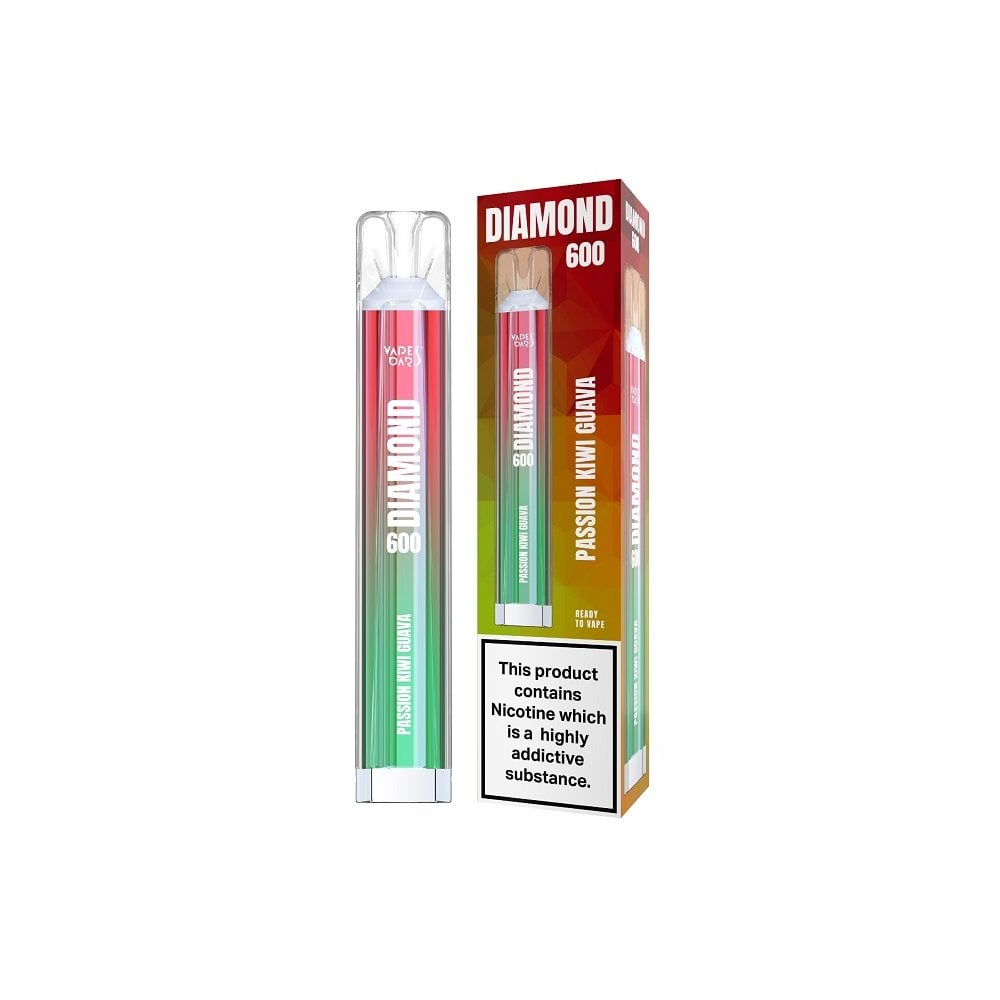 Diamond Bar 600 Puffs - Passion Kiwi Guava - vapewholesaleeurope