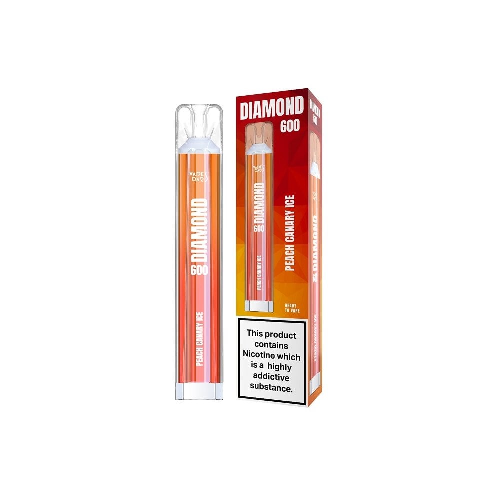 Diamond Bar 600 Puffs - Peach Candy Ice - vapewholesaleeurope