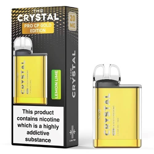 The Crystal Pro CP600 Gold Edition - Lemon Lime - vapewholesaleeurope