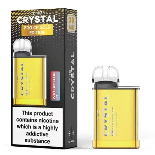 The Crystal Pro CP600 Gold Edition - Watermelon Ice - vapewholesaleeurope